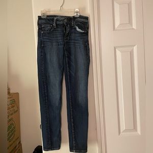 American Eagle Outfitters super super stretch straight leg jeans